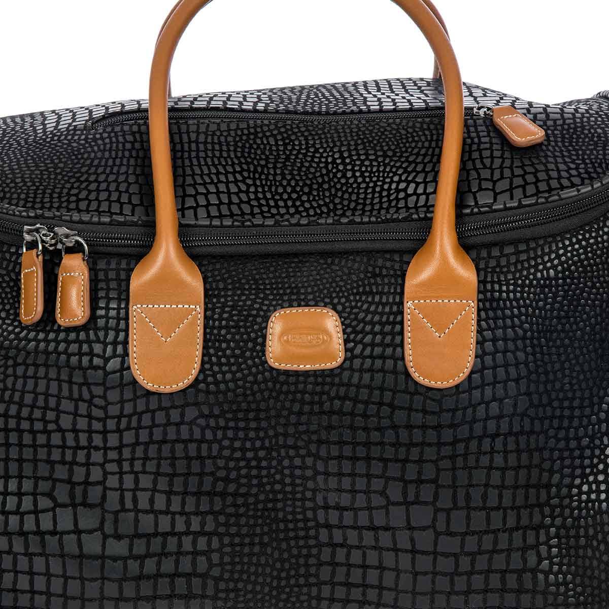 Bric&s My Safari 21x22 Carry-On Rolling Duffle Black