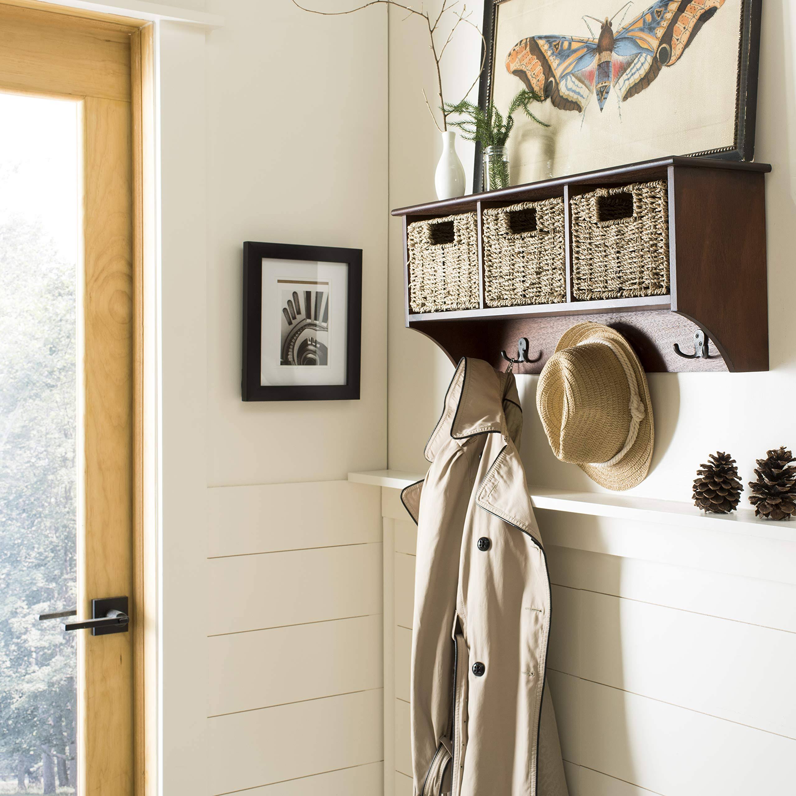 Safavieh Finley Cherry Hanging 3 Basket Wall Rack