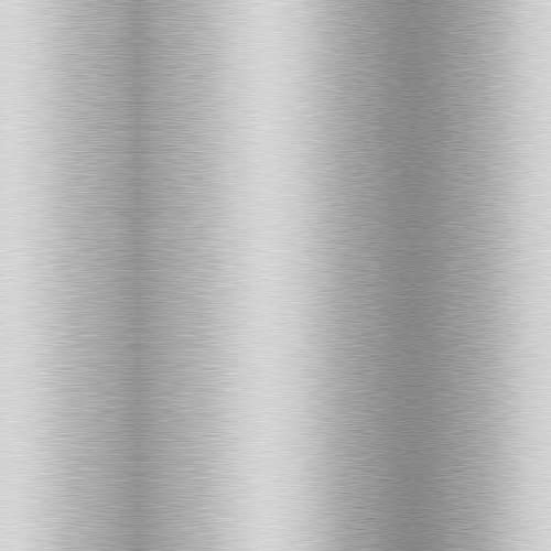 Armen Living Madrid 26" Counter Height Swivel Modern Gray Faux Leather and Brushed Stainless Steel Bar Stool for Kitchen Island Counter
