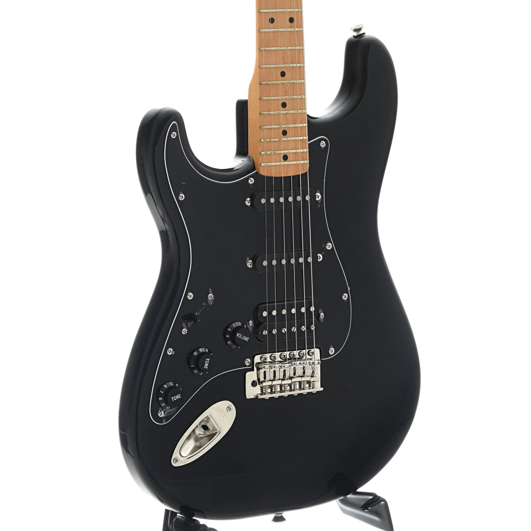 Squier Classic Vibe &70s Stratocaster HSS Left Handed Maple, Black