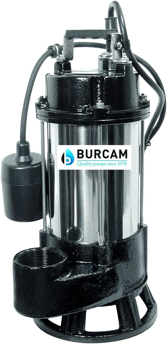 BURCAM 400416T 3/4HP Stainless Steel Sewage Grinder Pump
