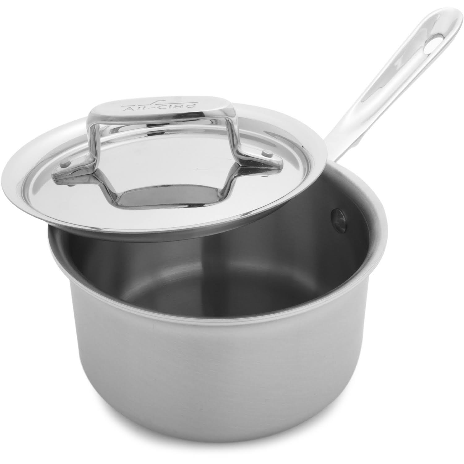 All Clad D5 Brushed Stainless 1.5 qt. Sauce Pan with Lid