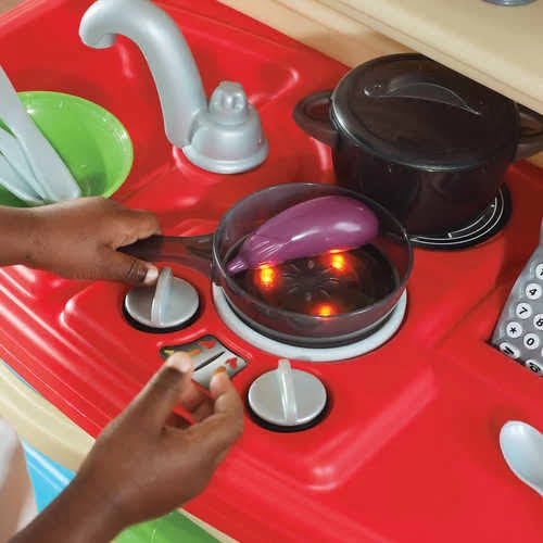 Step2 Lifestyle Custom Kitchen Playset for Kids - Durable Cooking