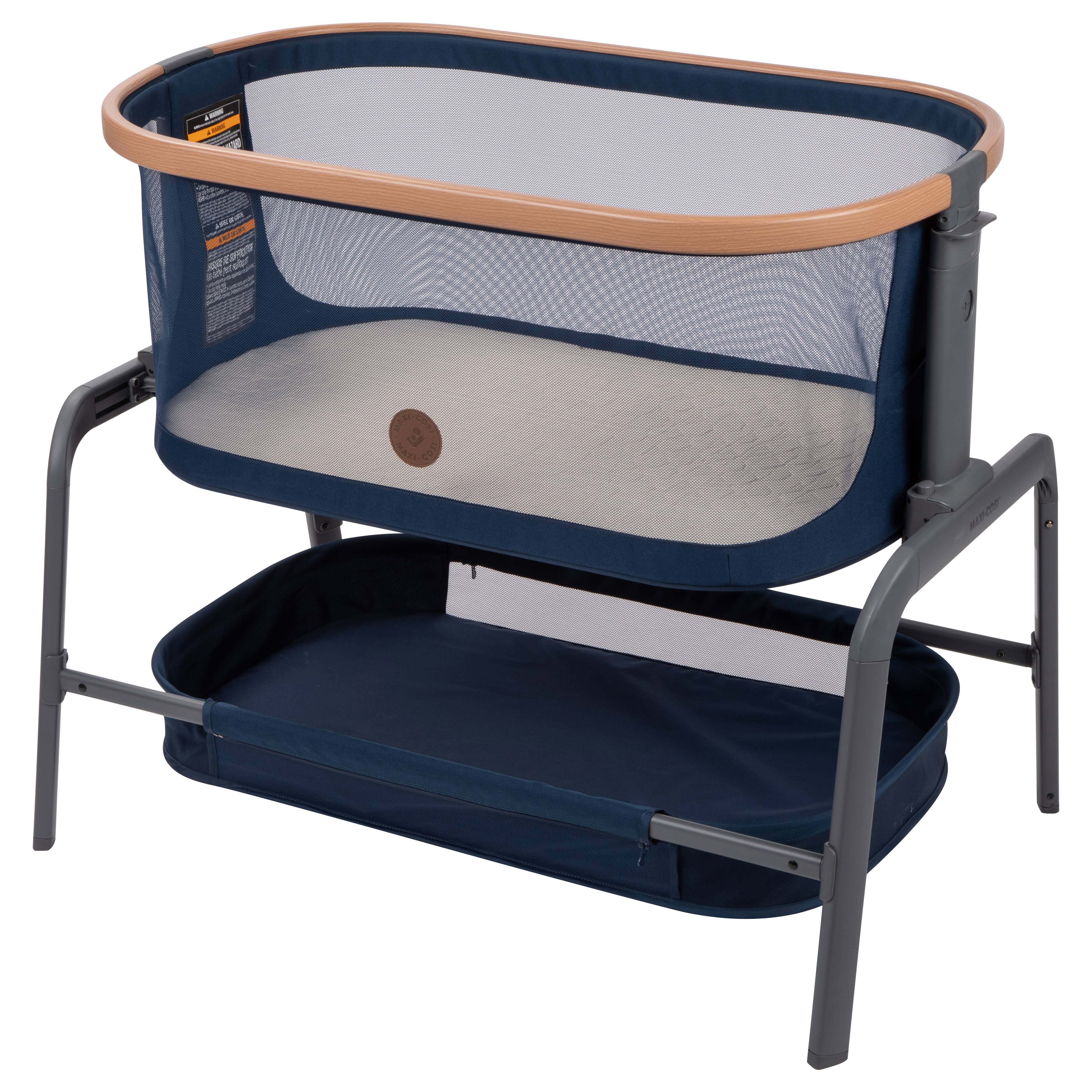 Maxi Cosi Iora Bedside Bassinet - Essential Blue