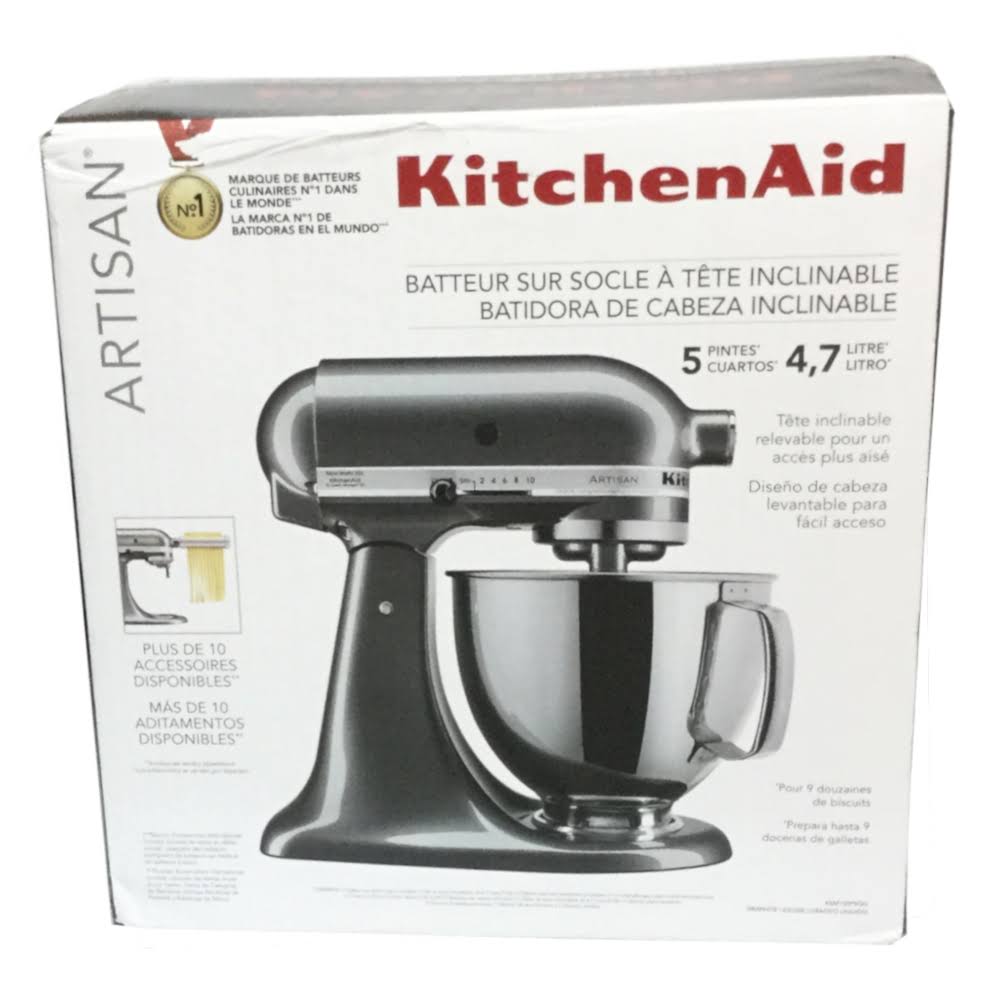 KitchenAid Artisan KSM150PSQG 5-Quart Stand Mixer - Liquid Graphite