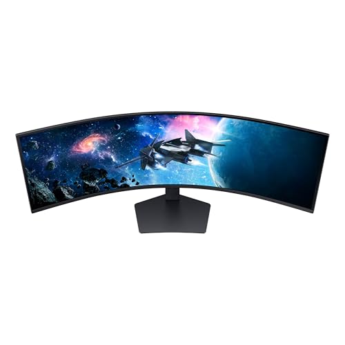 SAMSUNG 49" Odyssey G9 (G95C) Series DQHD 1000R Curved Gaming Monitor, 240Hz, 1ms(GtG), DisplayHDR 1000, AMD FreeSync Premium Pro, Eye Saver Mode, Auto Source Switch+, LS49CG950ENXZA, 2024