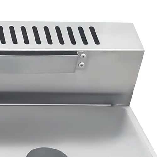 Commercial Deep Fryer 2/3 Pan LPG Gas Deep Fryer, 12/18L Stainless Steel Deep Fryer Portable Deep Fryer with Temperature Control, Countertop Deep Fryer Machine for Restaurant/Home
