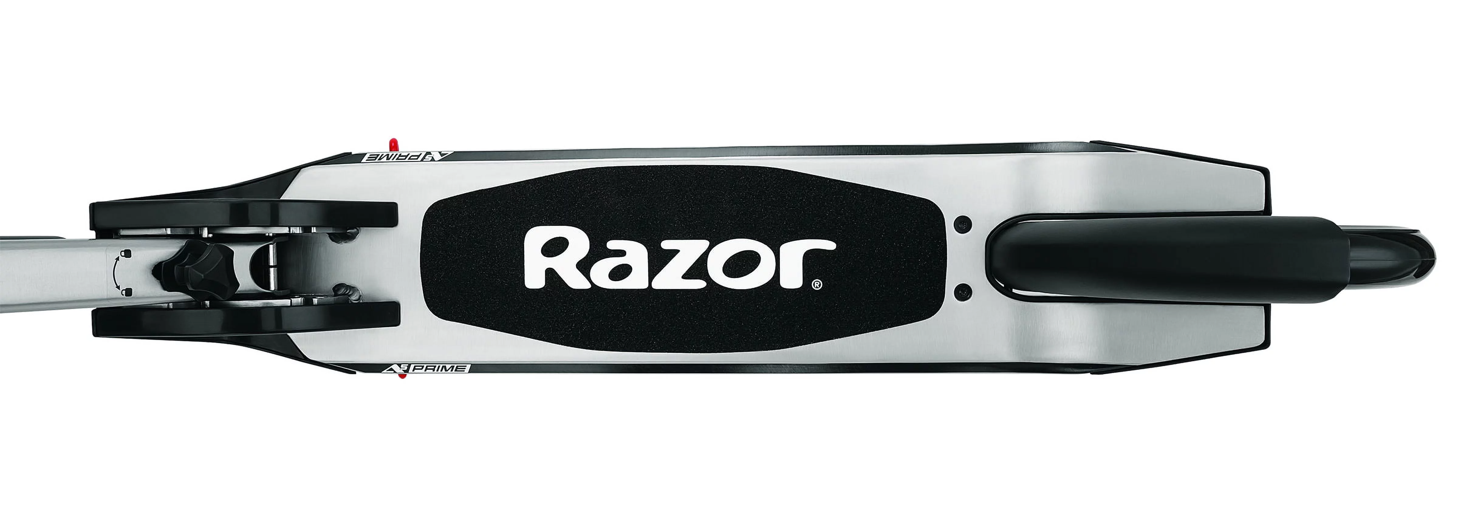 Razor A5 Prime Folding Kick Scooter, 8" Wheels, Anodized Aluminum,  for Kids, Teens, Adults up to 220 lb