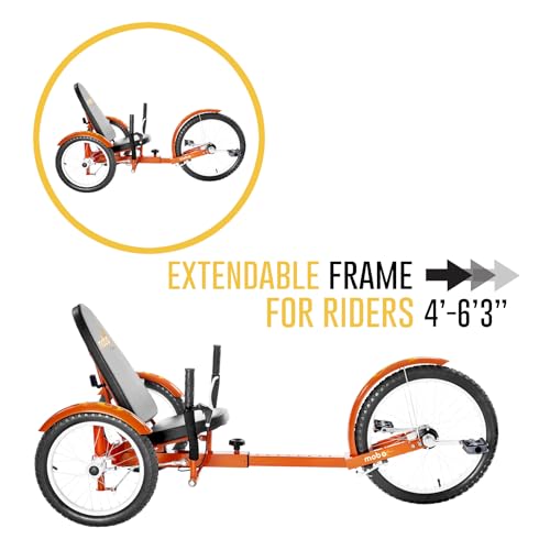 Mobo Triton Pro Adult Tricycle for Men & Women. Beach Cruiser Trike. Pedal 3-Wheel Bike
