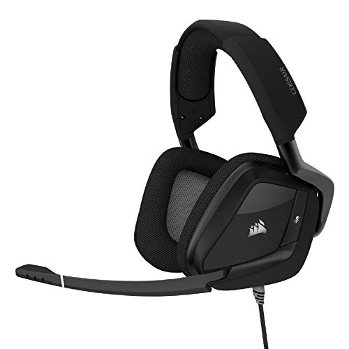 CORSAIR VOID RGB ELITE Wireless Gaming Headset – 7.1 Surround Sound – Omni-Directional Microphone – Microfiber Mesh Earpads – Up to 40ft Range – iCUE Compatible – PC, Mac, PS5, PS4 – White