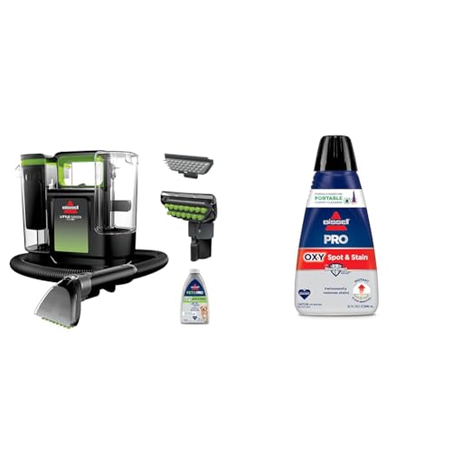 BISSELL® Little Green® Max Pet Portable Carpet and Upholstery Deep Cleaner, Car/Auto Detailer, with Self-Cleaning Tough Stain Tool and Pet Hair Removal Tool (3860)