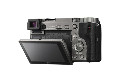 Sony Alpha a6000 Mirrorless Digitial Camera 24.3MP SLR Camera with 3.0-Inch LCD (Black) w/ 16-50mm Power Zoom Lens (Renewed)