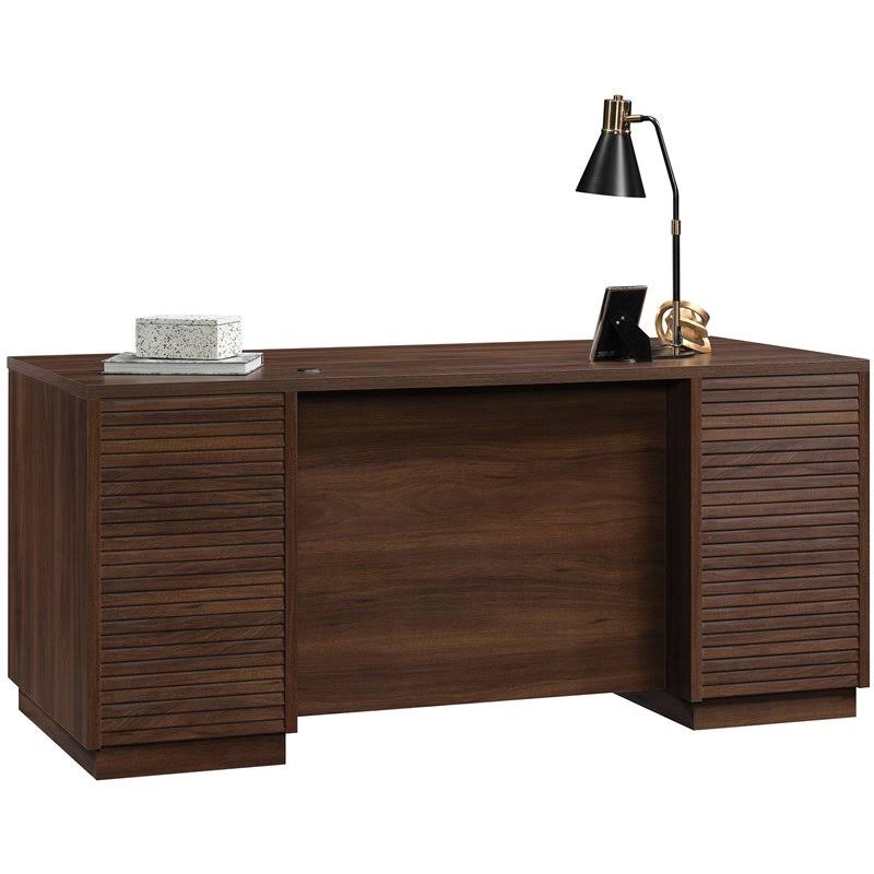 Sauder 426484 Englewood Executive Desk, Spiced Mahogany