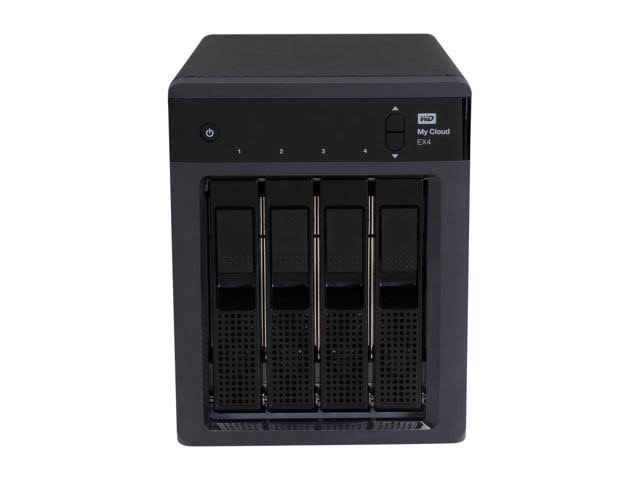 WD My Cloud EX4 WDBWWD0120KBK 4-Bay NAS Server - SATA 6Gb/s - 4 x 3 TB