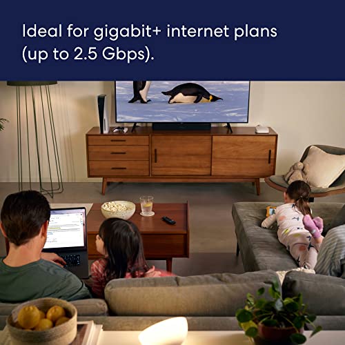 Amazon eero Pro 6E mesh wifi system - Supports internet plans up to 2.5 Gbps, Coverage up to 4,000 sq. ft., Connect 100+ devices, 2-pack