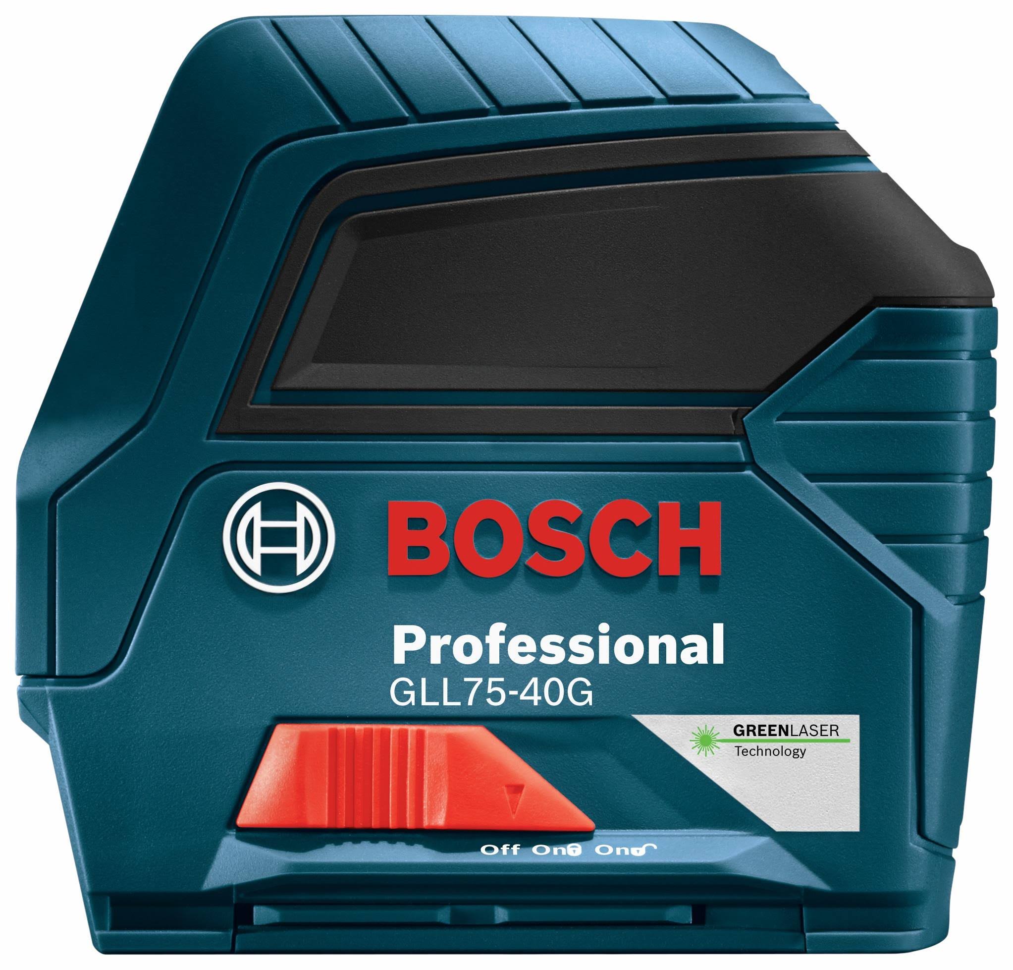 Bosch GLL75-40G Green-Beam Self-Leveling Cross-Line Laser