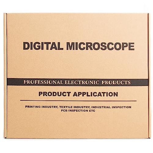 Andonstar AD407 3D HDMI Soldering Digital Microscope with Pro Metal Stand 4MP UHD and 7 inch Adjustable LCD Screen USB Video Microscopes for Phone Repairing SMT SMD DIY