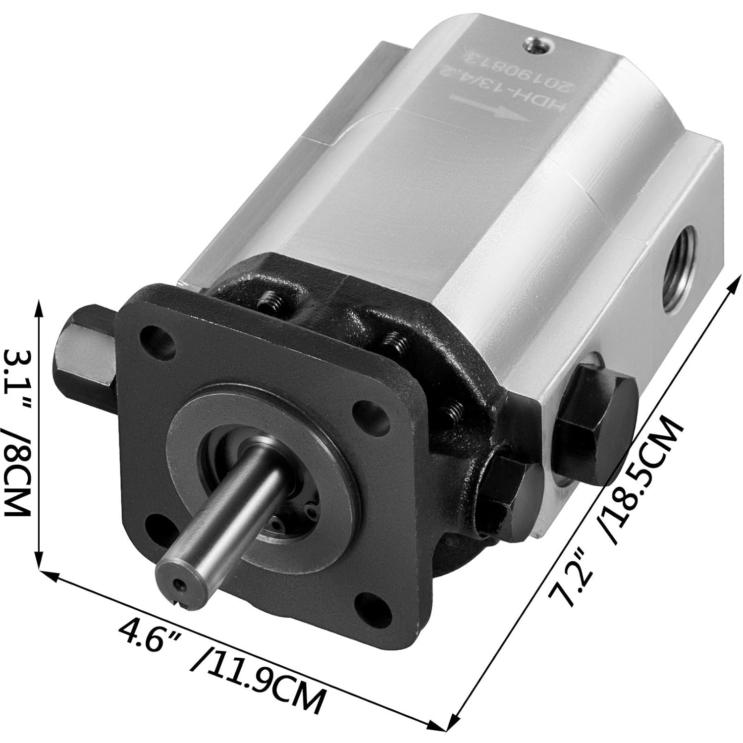 Bestauto Hydraulic Pump 16 GPM Hydraulic Motor 2 Stage Hydraulic Pump Log Splitter Hydraulic Pump Wood Splitter Pumps Log Splitter Hydraulic Built Pump Hydraulic Wood Splitter Parts & Hydraulic Motor