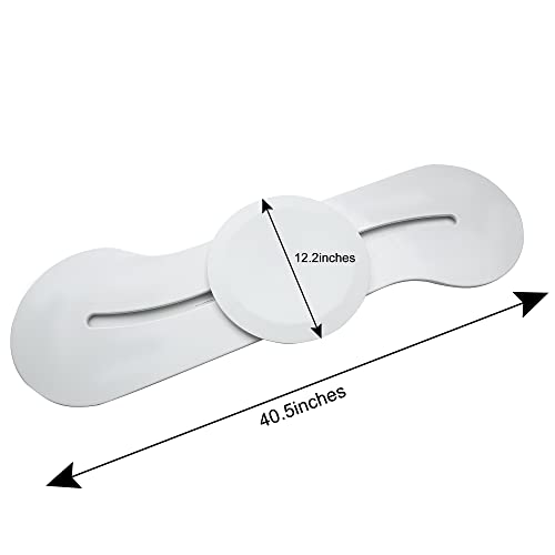 Bed Transfer Board, Transfer Board for Wheelchair User, Slide Board, Sliding Board to Wheelchair Transfer(40.5in, White)
