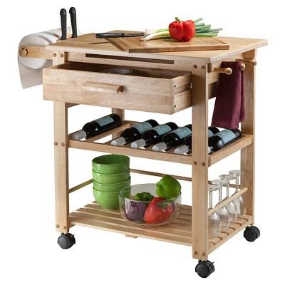 Finland Kitchen Cart, Beige