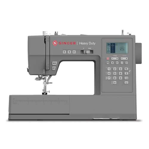 SINGER Heavy Duty 6620C Computerized Sewing Machine with Accessories | 215 Stitches, LCD Screen, Built-In Needle Threader | Easy Setup, Durable Metal Frame, Ideal for Clothes & Home Projects