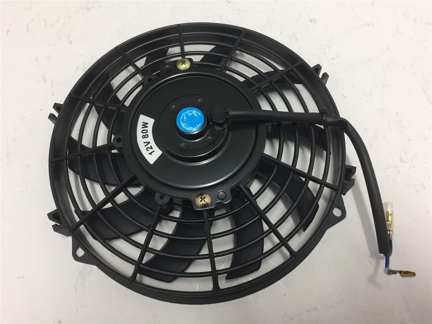 Radiator Cooling Fans Universal Pull Push Slim Electric Fan with Mounting Kit (9 inch) Pack of 2
