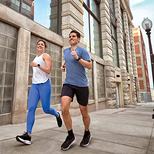 Garmin Forerunner 55 (Black) GPS Running Watch | Beginner Heart Rate Monitor Watch with Time, Pace & Speed Tracker | Gift Box Bundle Wall Adapter, Tempered Glass Screens & Case