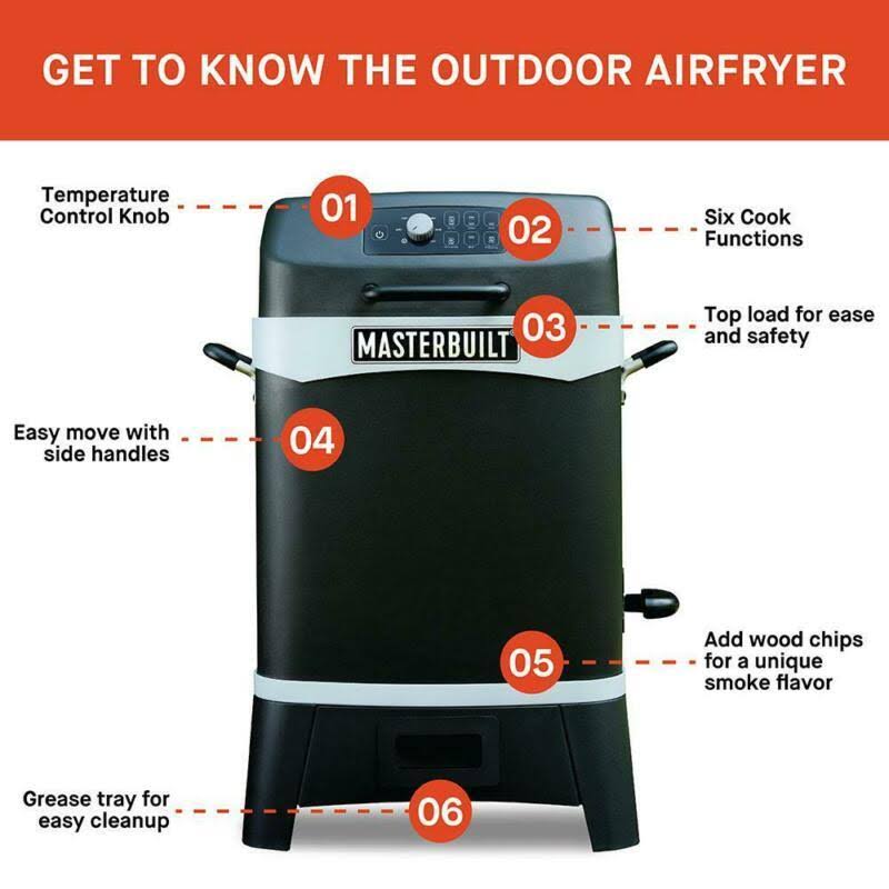Masterbuilt 20 Quart 7-in-1 Outdoor Air Fryer