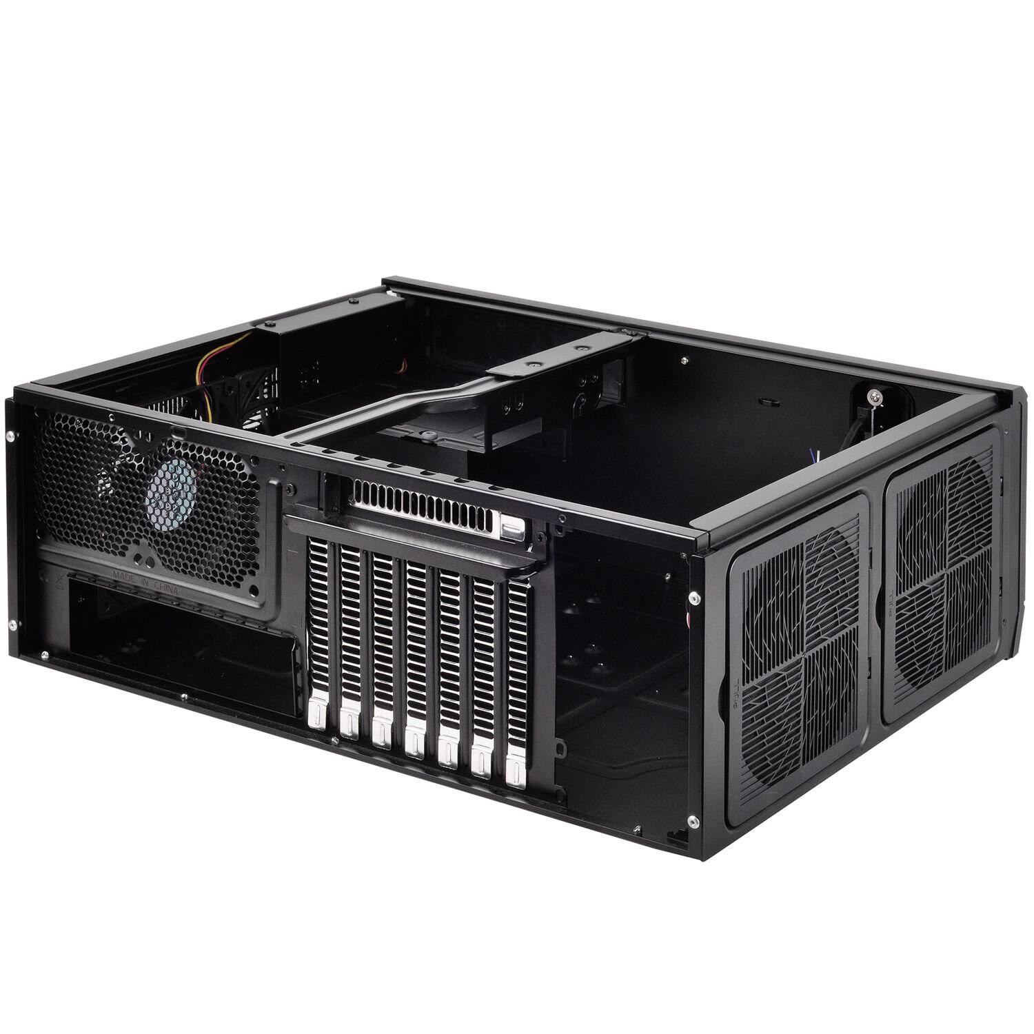 Silverstone Grandia Series GD10B Aluminum HTPC for ATX / Micro-ATX / SSI-CEB Computer Case