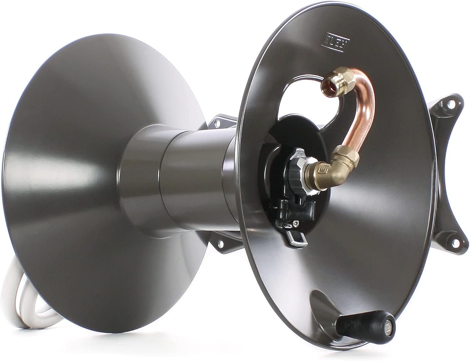 ELEY Hose Reel Wall Mount - Garden Hose Reel Wall Mount and Garden Hose Holder, Expertly Designed Water Hose Reel and Hose Wall Mount, Reel