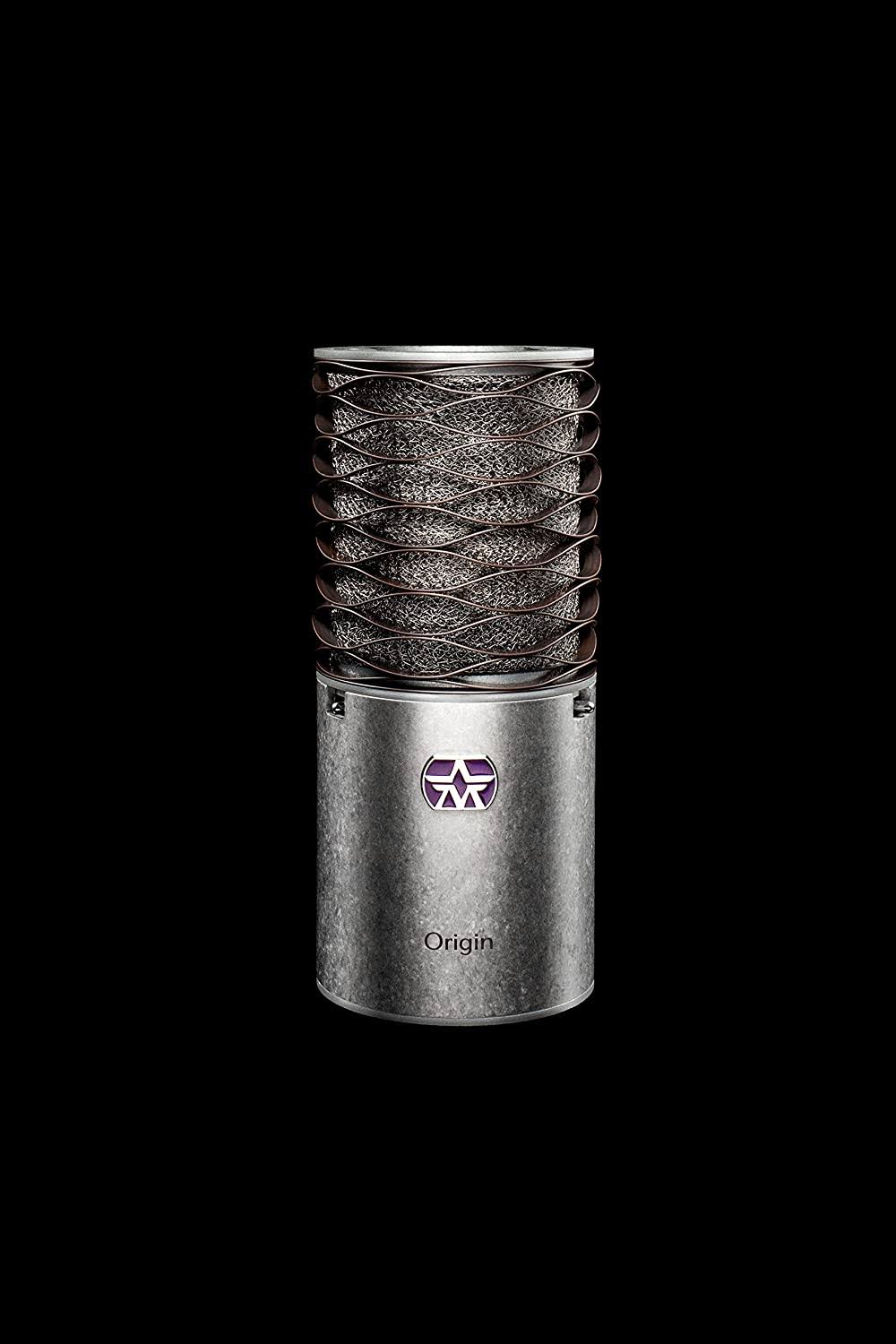 Aston Microphones Origin Large Diaphragm Cardioid Condenser Microphone + On-Stage Euro Boom Mic Stand + Mic Cable