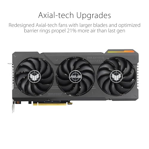 ASUS TUF Gaming GeForce RTX ™ 5070 Ti 16GB GDDR7 OC Edition Gaming Graphics Card (PCIe® 5.0, HDMI®/DP 2.1, 3.125-slot, Military-Grade Components, Protective PCB Coating, axial-tech Fans)