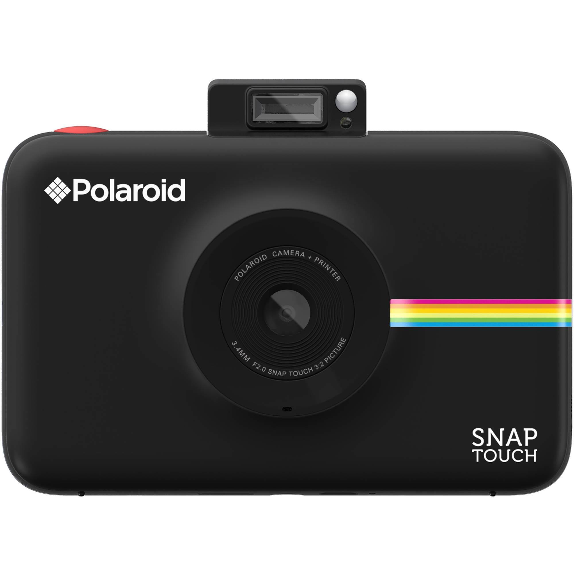 Polaroid Snap Touch Instant Print Digital Camera with LCD Display - Black