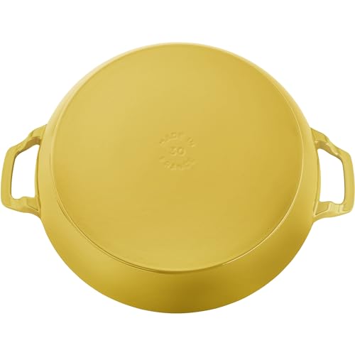 STAUB Braiser with Glass Lid, 3.5-Qt, Cherry