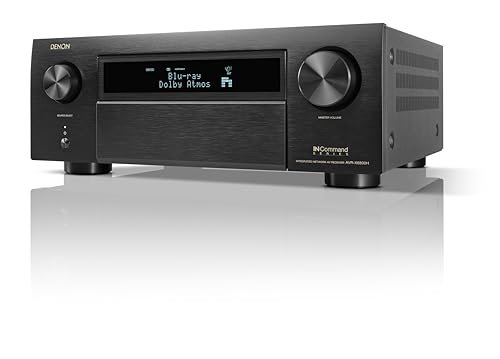 Denon AVR-X3800H 9.4-Ch Receiver - 8K UHD Home Theater AVR (105W X 9) Built-in Bluetooth, Wi-Fi & HEOS Multi-Room Streaming, Dolby Atmos, DTS:X, IMAX Enhanced & Auro 3D