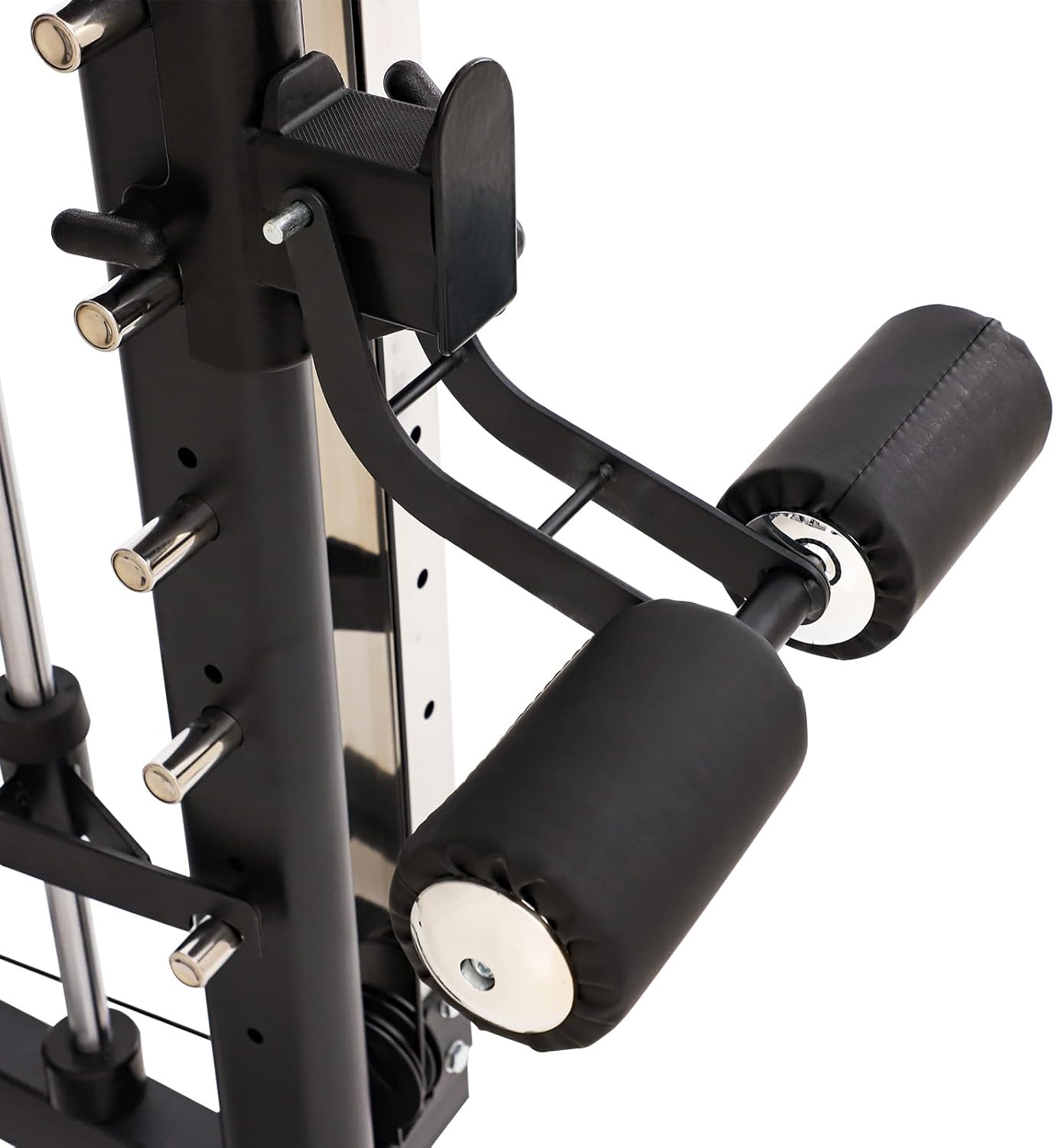 Altas Strength Home Gym Equipment Smith Machine with Pulley System Gym Squat Rack Pull Up Bar Upper Body Strength Training Leg Developer Light Commercial Fitness Equipment Included Accessories 3000Y