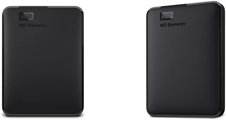 WD 5TB Elements Portable External Hard Drive HDD & Xbox - WDBU6Y0050BBK-WESN & 4TB Elements Portable External Hard Drive HDD, USB 3.0, Compatible with PC, Mac, PS4 & Xbox - BU6Y0040BBK-WESN