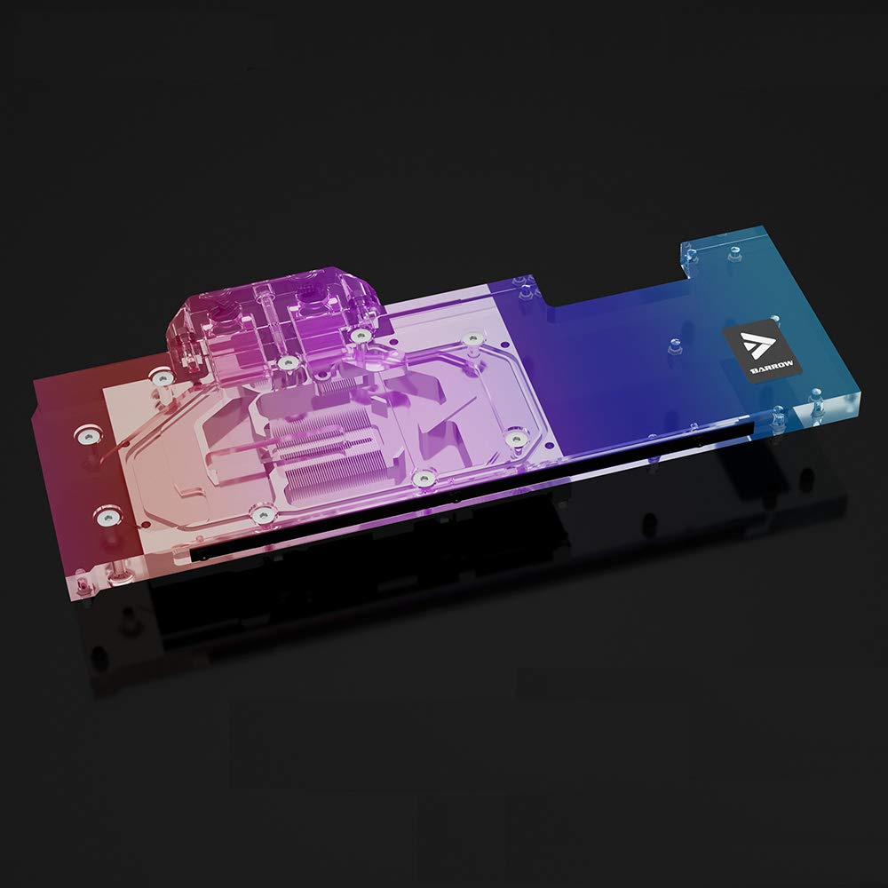 Barrow Copper GPU Water Cooling Block GPU Waterblock Graphics Card Water Cooling Block for Colorful RTX3090 RTX3080 RTX3070 (for Colorful iGame RTX3090 RTX3080 Advanced Ultra)