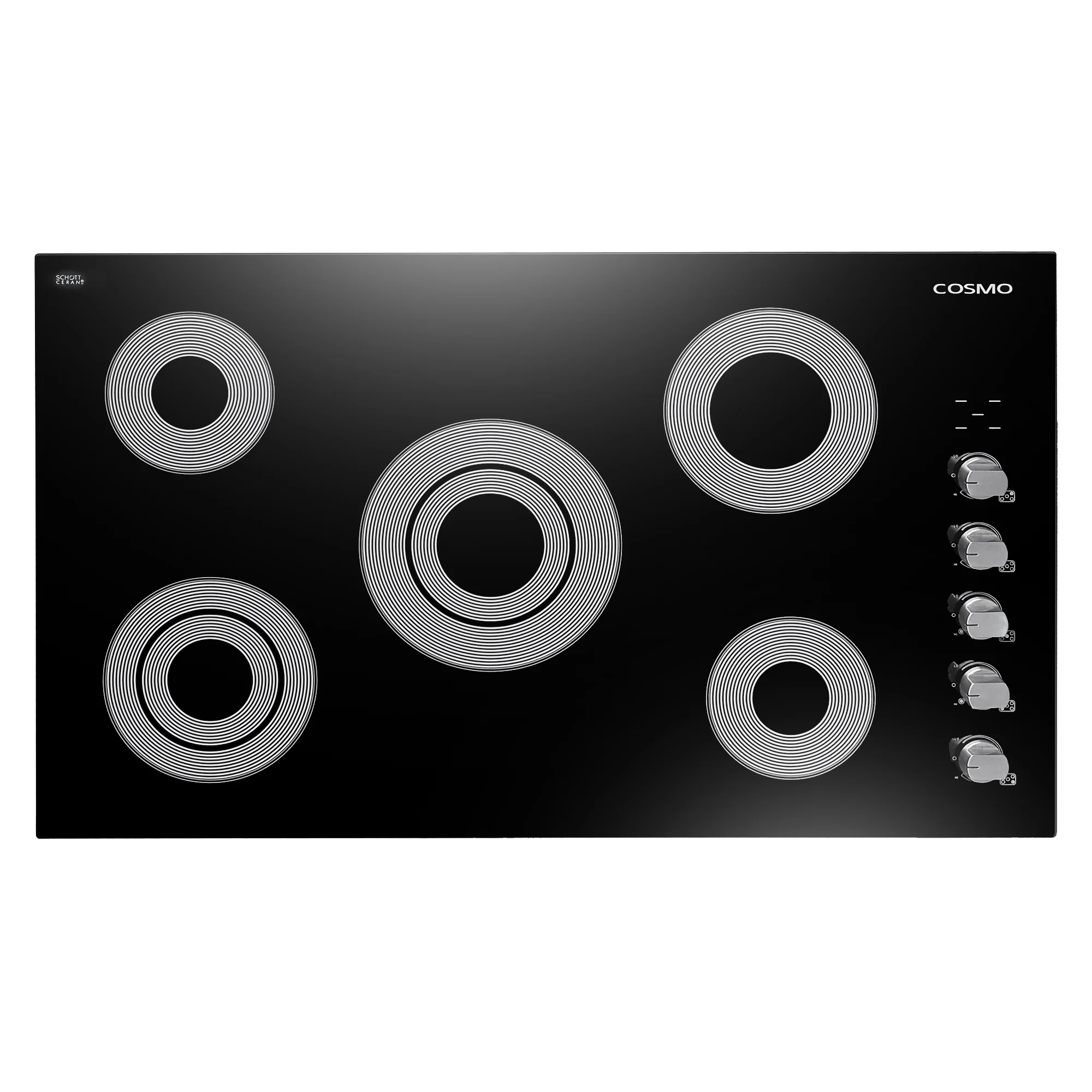 Cosmo 2 Piece Kitchen Appliance Packages with 36" Electric Cooktop & 24" Electric Wall Oven Kitchen Appliance Bundles