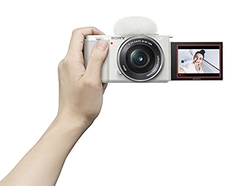 Sony Alpha ZV-E10 - APS-C Interchangeable Lens Mirrorless Vlog Camera Kit - Black