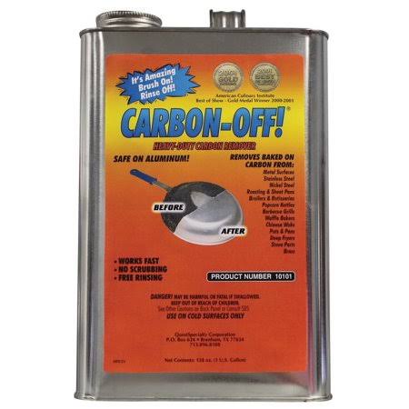 Carbon-Off 101010001-11gl Heavy Duty Carbon Remover for Pots and Pans 1 Gal Case, Black