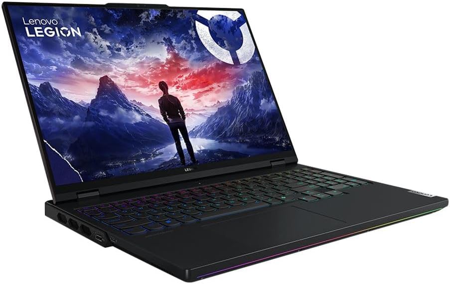 Lenovo Legion Pro 7 16IRX9H 16" Gaming Laptop - Eclipse Black - Intel Core i9 14th Gen 14900HX 1.6GHz; NVIDIA GeForce RTX 4080 12GB GDDR6; 32GB DDR5-5600 RAM; 2X 1TB NVMe M.2