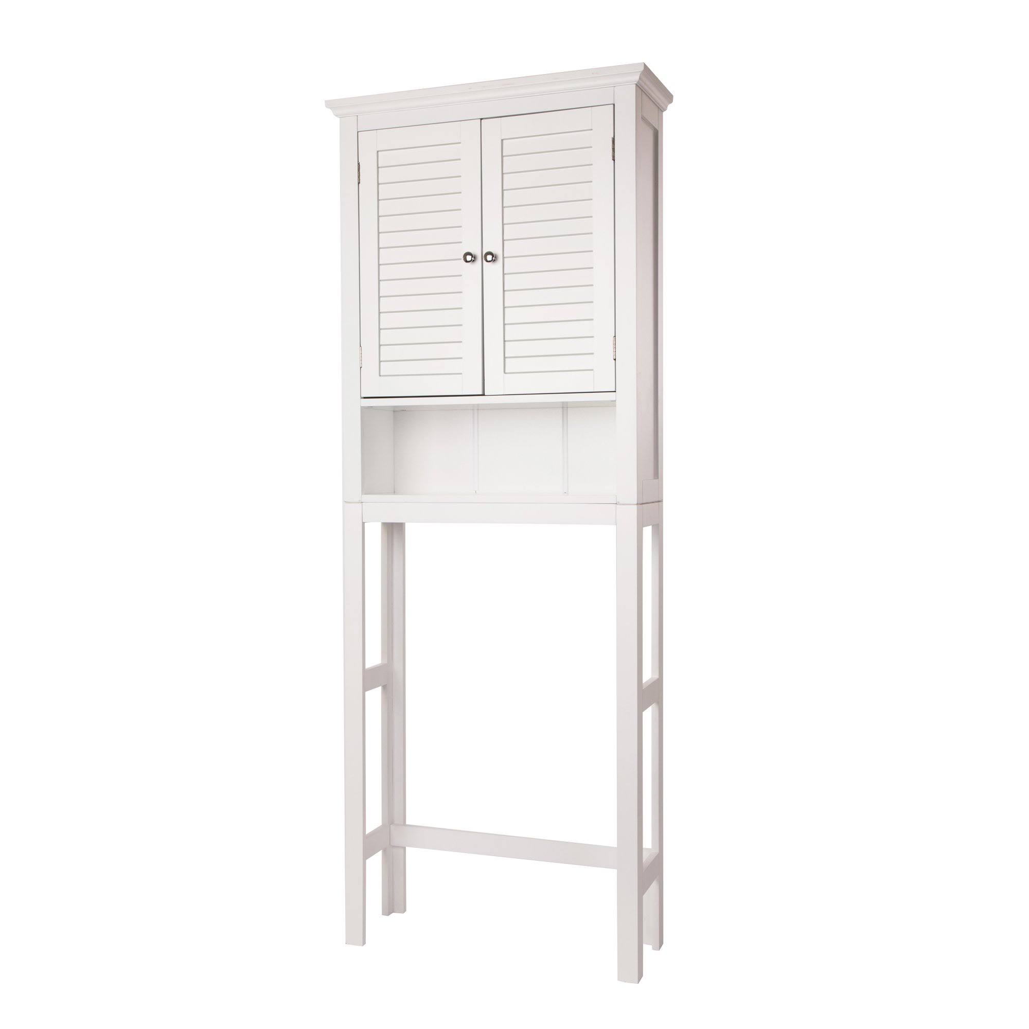 Glitzhome Bathroom Cabinet Spacesaver, White