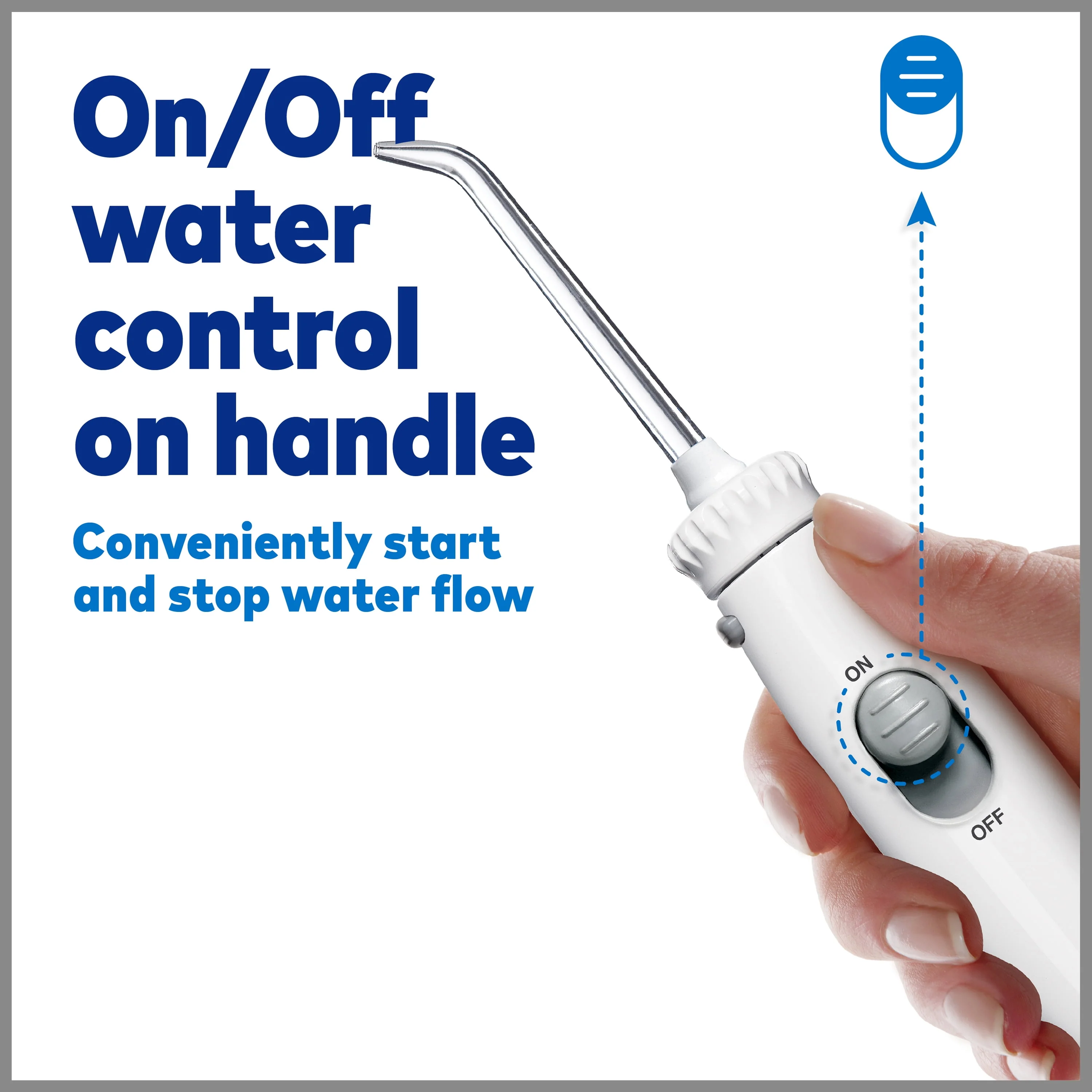 Waterpik Ultra Countertop Water Flosser Oral Irrigator, White