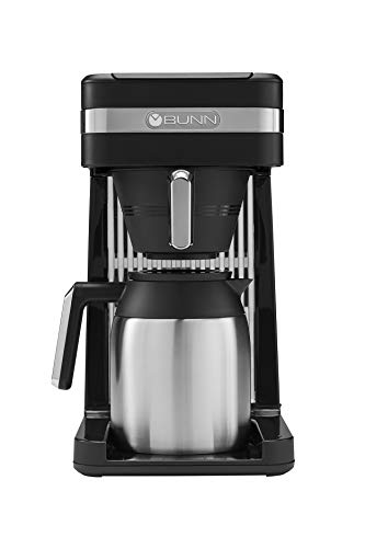 BUNN 55200 CSB3T Speed Brew Platinum Thermal Coffee Maker Stainless Steel, 10-Cup, Black