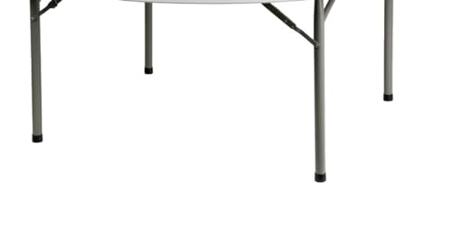 MOLFAR 3 PACK! 72 Round Heavy-Duty Granite White Folding Table - Durable, Portable, Multipurpose Premium-quality Folding Furniture Dining Table Space Saving Folding Furniture Portable Event Table