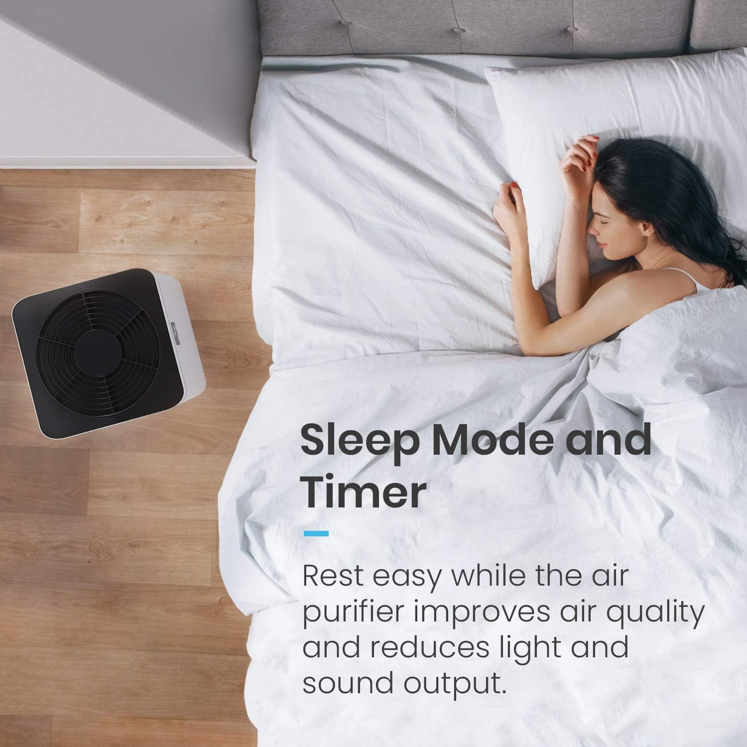 Pro Breeze Large Air Purifier True HEPA H13 Filter - WiFi and Smart App Air Purifier with 2000 Sq Ft Coverage, 800 CADR & 6 HEPA, Activated Carbon Layers - HEPA Air Purifiers for Home Office