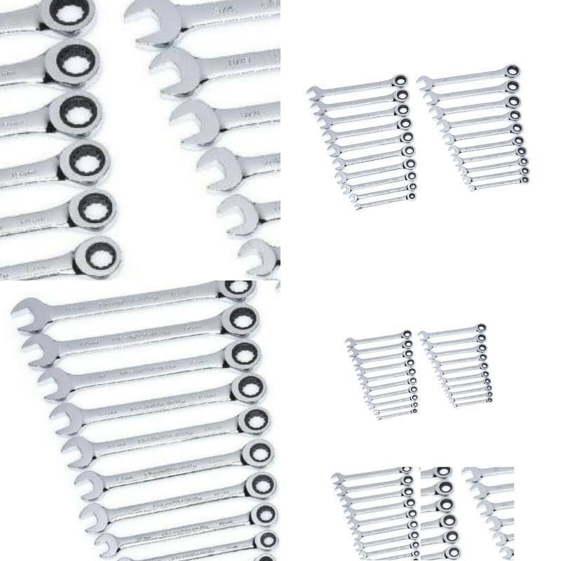GearWrench 20-Piece Ratcheting Wrench Set SAE and Metric #35720