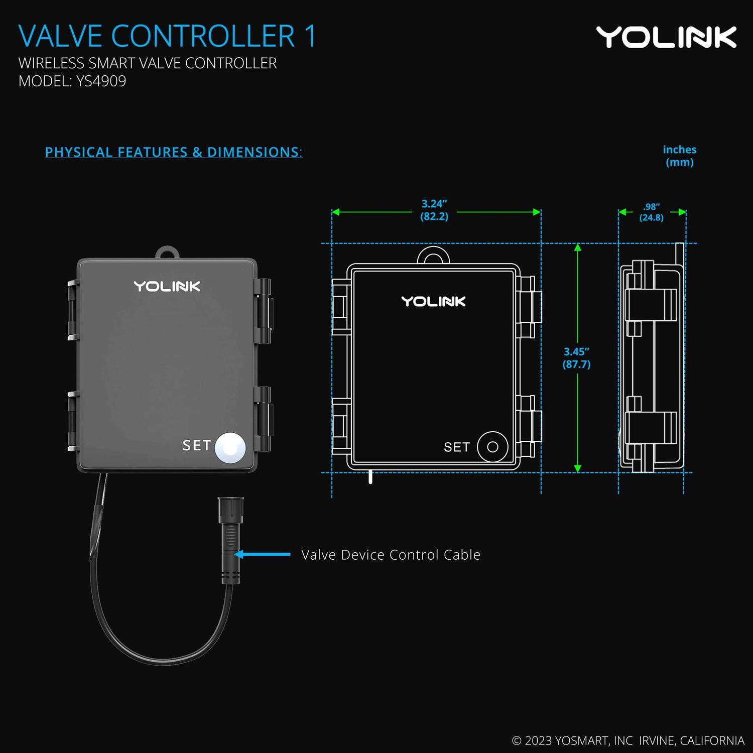 YoLink Wireless Smart Valve Control Kit - Shop Hardware Tools Online Store