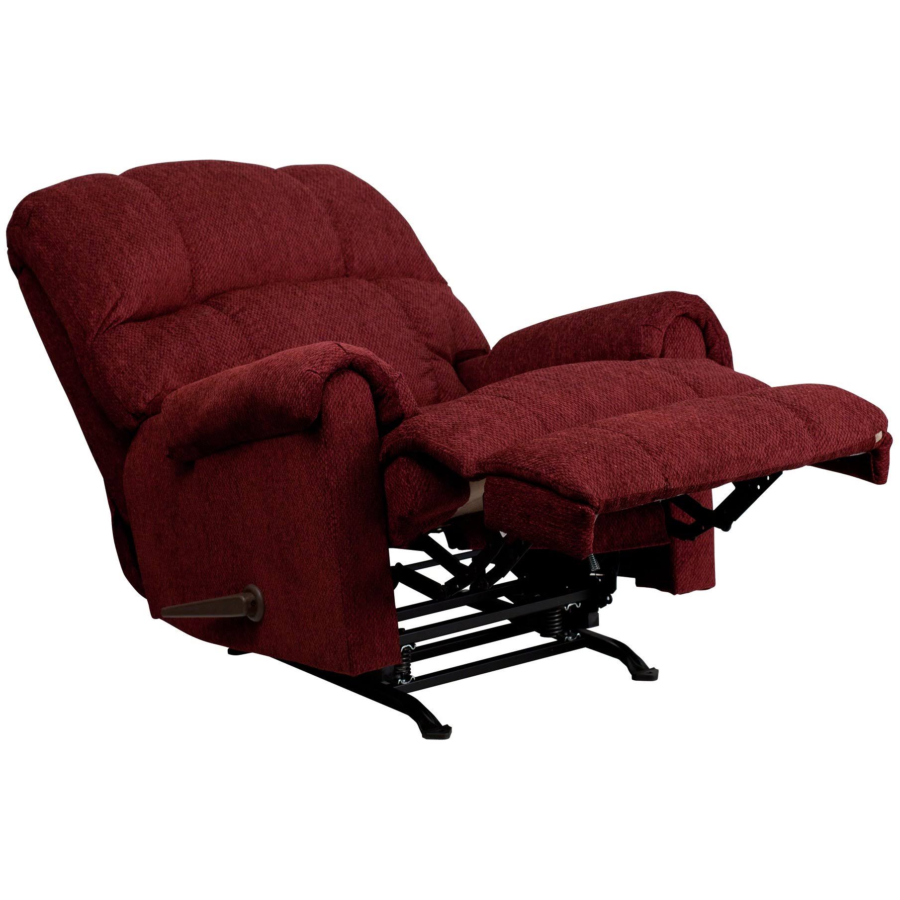 Flash Furniture Contemporary Tahoe Burgundy Chenille Rocker Recliner